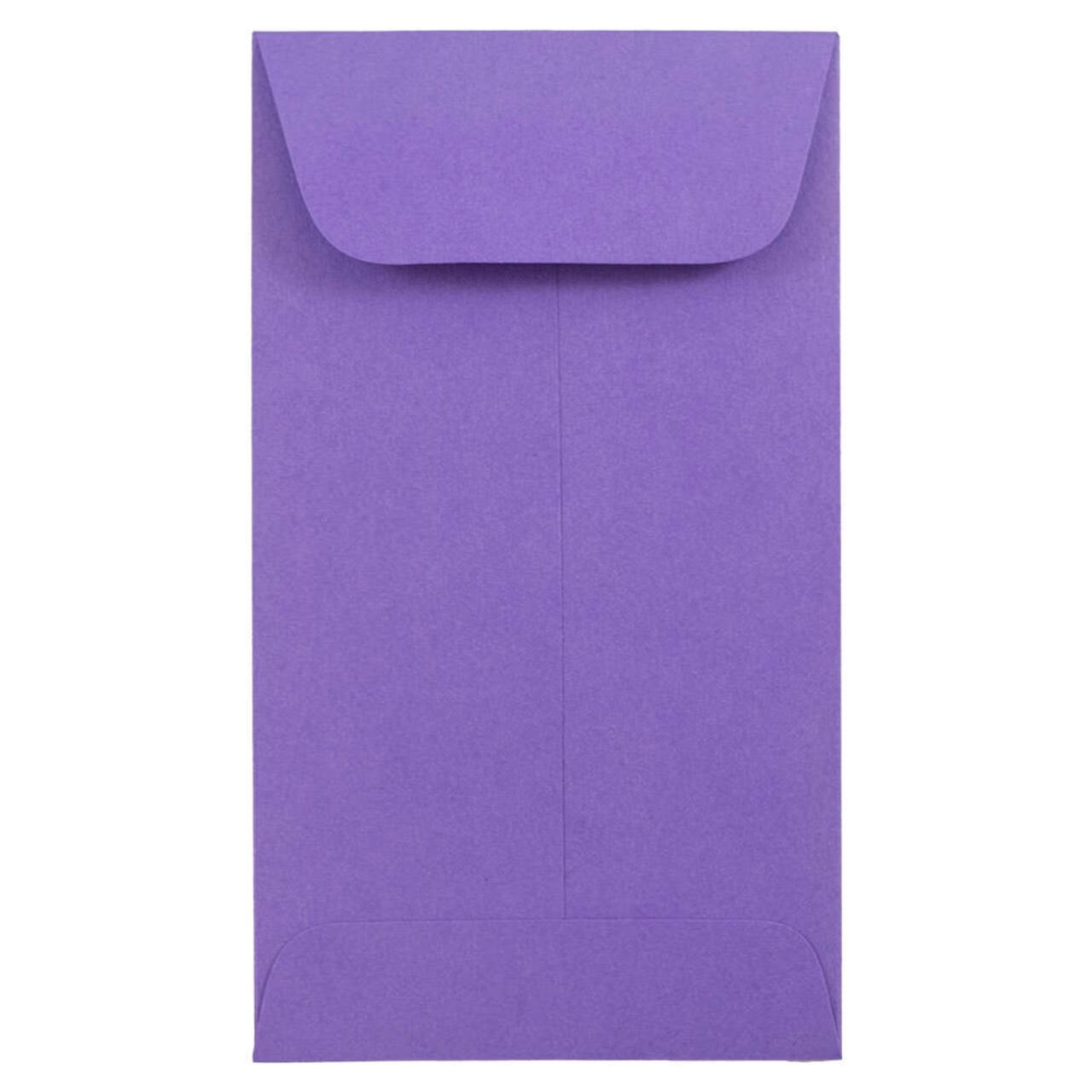 JAM Paper #5.5 Coin Colored Business Envelopes, 50ct.